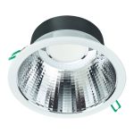 Philips LED Downlight Coreline DN142B Aluminium Wit 19.2W 2300lm 60D - 830 Warm Wit | Zaagmaat 200mm - IP20 - UGR<19