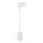 Noxion Railspot Hanglamp 3-Fase Ecowhite Aluminium Wit | Geschikt voor 1x GU10